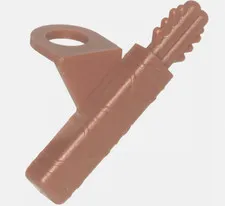 Lego Lego Minifigure Arrow Quiver with 2 Arrows 4498 Brown Brown