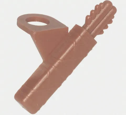 Lego Lego Minifigure Arrow Quiver with 2 Arrows 4498 Brown Brown