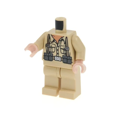 1x LEGO Minifigure Indiana Jones Soldier Torso Legs iaj006 970c00 973pb0133c01