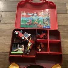Lego Juniors City Fire Truck Set 10740 100% Complete W/ Case