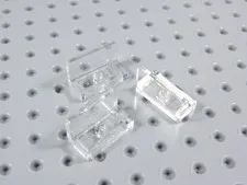LEGO Lot of 3 Trans Clear 1x2x1 Wall Panels BA