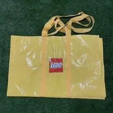 LEGO Large Yellow Tote Shopping Bag  30 X 19 X 22" Carrying Storage Store