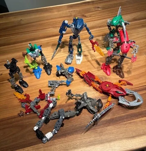 LEGO Bionicle Large Mixed Lot Building Toys Bulk