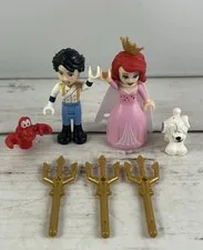 LEGO Disney Princess Ariel Prince Eric Max Sebastian Minifigure Set 41153