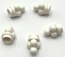 Lego 5 New White Ice Cream Scoops Parts
