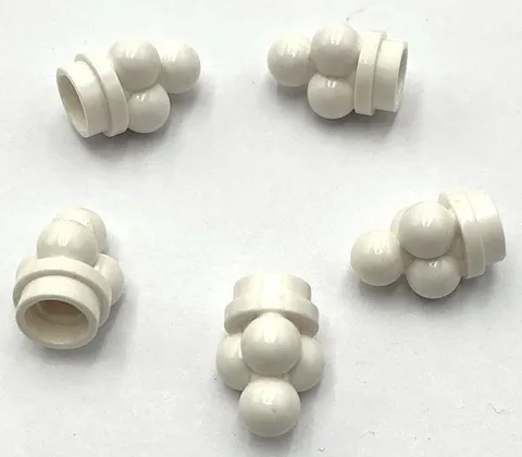 Lego 5 New White Ice Cream Scoops Parts