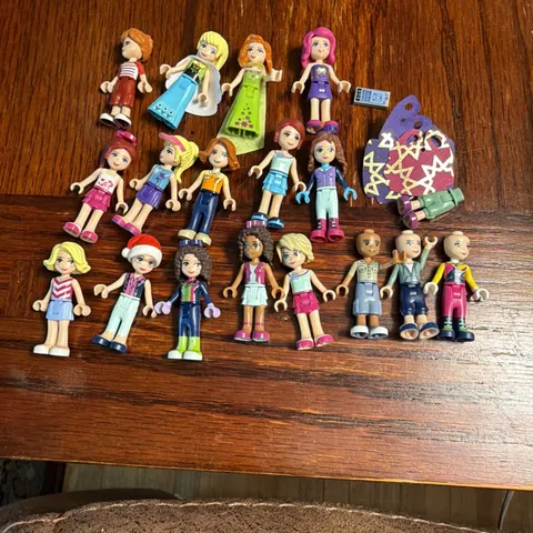Lot Of 17 Random Lego Friends Kids Child Girl Minifigure Minifig