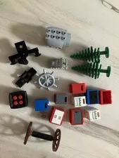 LEGO Bulk Classic Mixed Parts Lot Trees Steering Wheel Drawers Dice Train Pieces