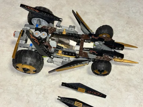 LEGO Ninjago Cole's Tread Assault 9444 Not Complete As Is Toy Car