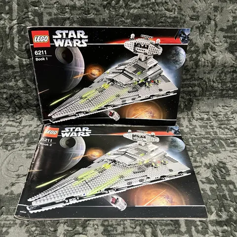 LEGO STAR WARS 6211 Both instruction booklets Authentic Rare and Vintage