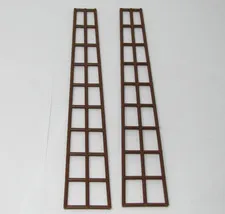 LEGO Part 2541 Pirate Ship Rigging Brown 6286 6285 6271 6274 6290 Lot of 2