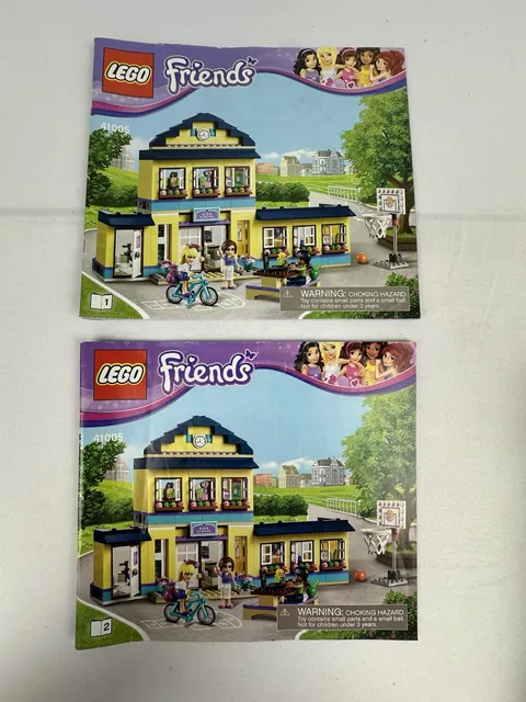 Lego friends 41005 HeartLake High school Instruction Booklets  Heartlake city