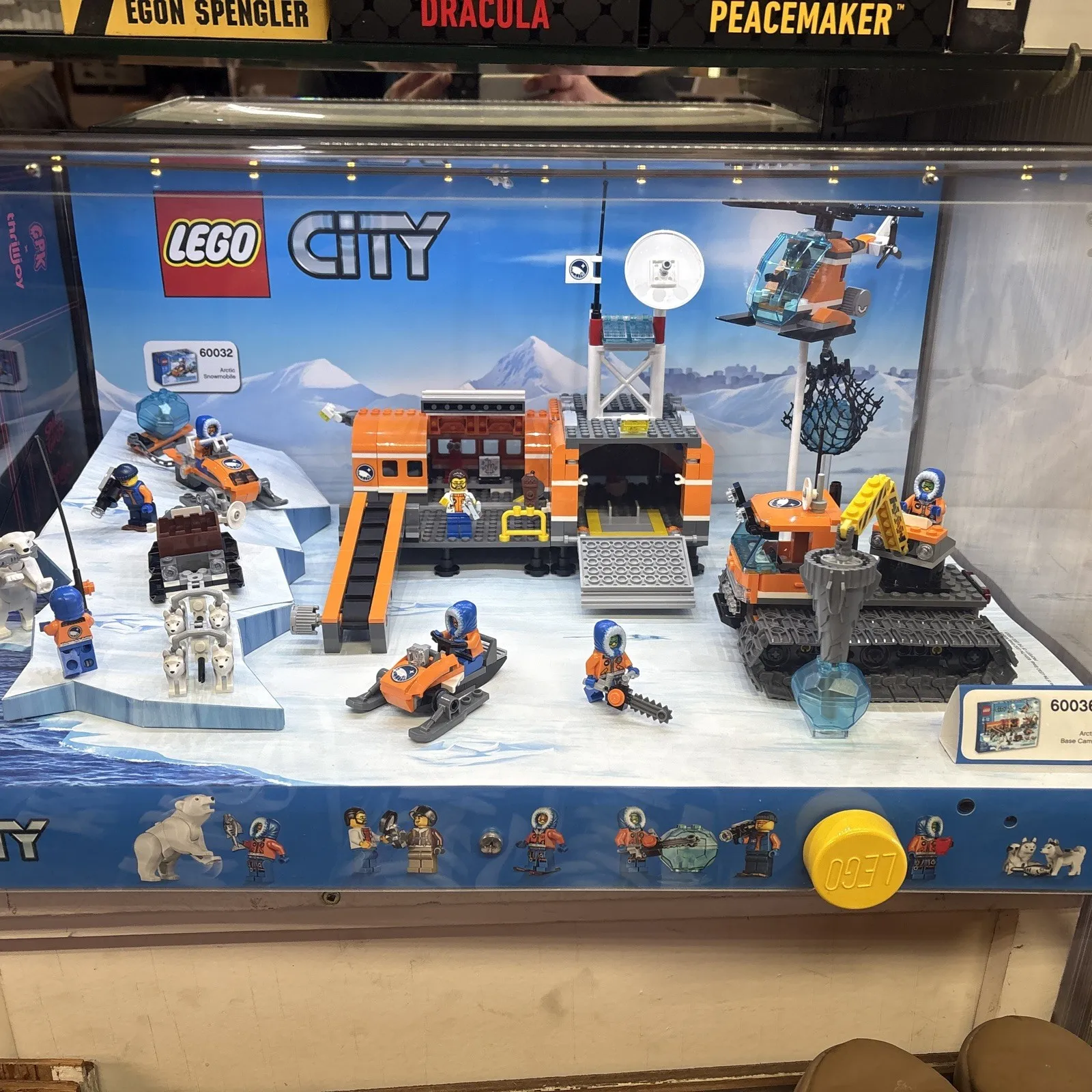 LEGO City Store Display Case 60036 Artic Base Camp!
