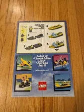 Lego System Catalog Lego Club Pamphlet