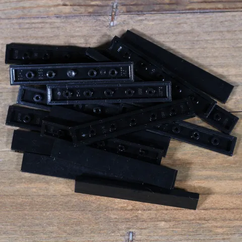 LEGO Black Tile 1 x 6 Part No. 6636 Qty 20