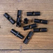 LEGO 32034 42134 Black Technic, Axle and Pin Connector Angled #2 Qty 10
