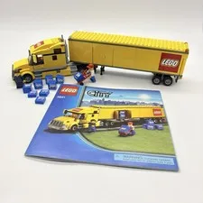LEGO City Yellow Semi Truck 3221 With Instructions 100% Complete Retired