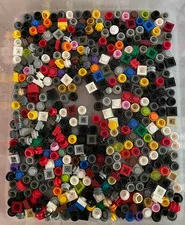 Lego Big Lot Round Square  Stud Dots Pieces Multi-color
