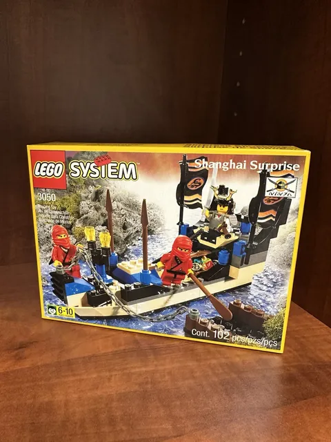 LEGO Shanghai Surprise 3050 Ninja System Complete Set 102 Pieces Vintage