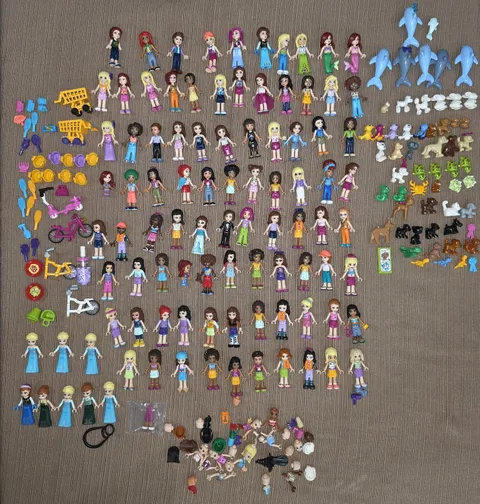LEGO Friends 95 Dolls, +Pets, +Accessories Lot , and more