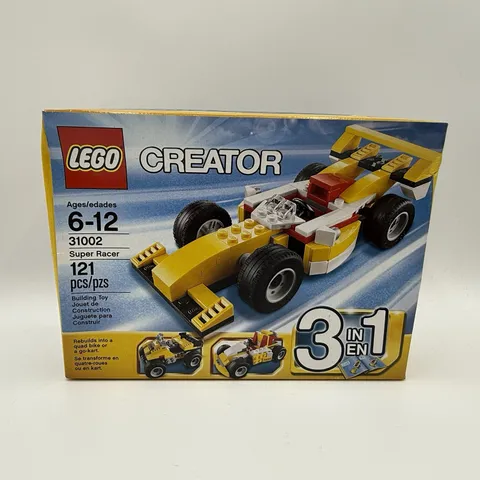 *NEW* Lego 31002 Creator 3 IN 1 SUPER RACER Car *RETIRED*
