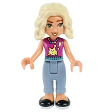 LEGO® Friends NOVA Minifigure™ Minidoll  Magenta Sleeveless Shirt frnd591