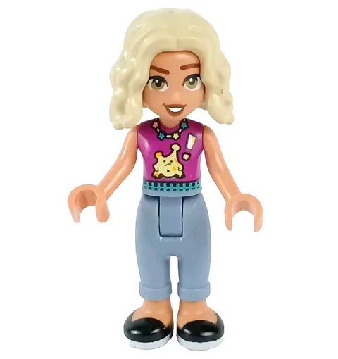 LEGO® Friends NOVA Minifigure™ Minidoll  Magenta Sleeveless Shirt frnd591
