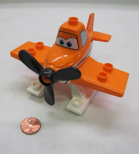 Lego Duplo Pixar Cars Orange Airplane Dusty From Radiator Springs Plane Pontoons