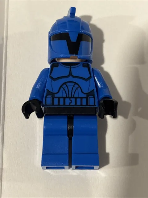 Lego Senate Commando Minifigure #sw0244 Plain Legs Large Eyes Set #8039 New