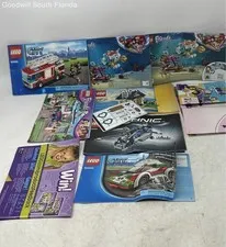 Lot Of 10 Pcs Assorted Lego Large Print Mixed Variety Instruction Manuals Age 3+