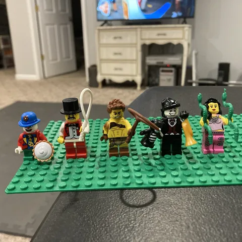 LEGO CMF Minifigures Series 5 Circus Girl Mime Ringmaster Mime Clown Custom Lot