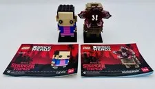 LEGO Brickheadz Stranger Things Demogorgon & Eleven 40549 Complete W/Manual