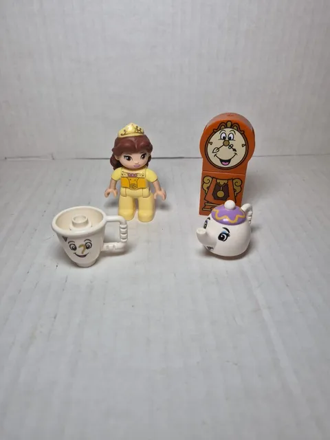 Lego Duplo Beauty & The Beast Figures Belle Chip Mrs. Potts Cogsworth.