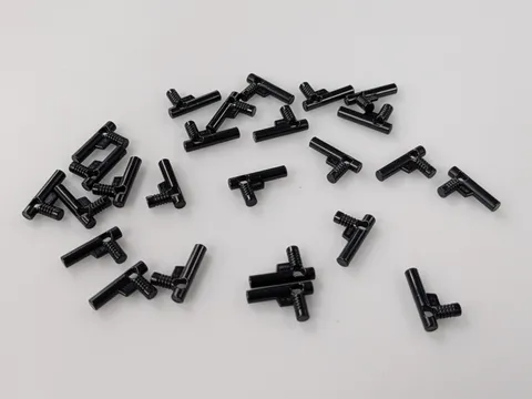 LEGO x25 NEW Black Minifigure, Utensil Hose Nozzle Elaborate # 60849