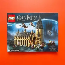 LEGO Harry Potter • 75954 Hogwarts Great Hall • Kit Instruction Manual Only