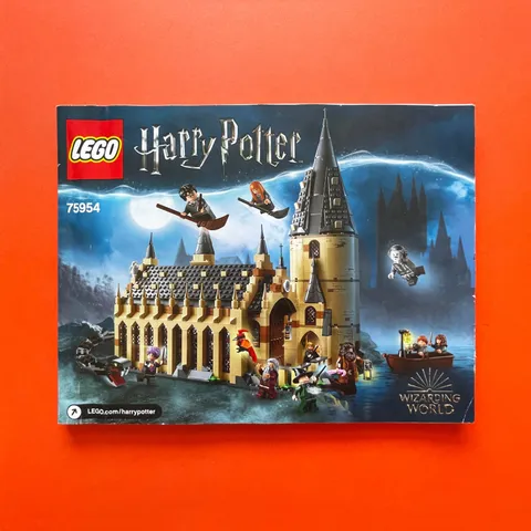 LEGO Harry Potter • 75954 Hogwarts Great Hall • Kit Instruction Manual Only