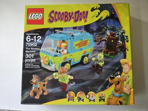 Two LEGO Scooby-Doo Sets 75902 75901 Mystery Machine and plane Genuine Lego