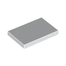 Lego Bricks Parts 10x White 2x3 Tile Flat Thin Studless Plate 6156667 26603 NEW
