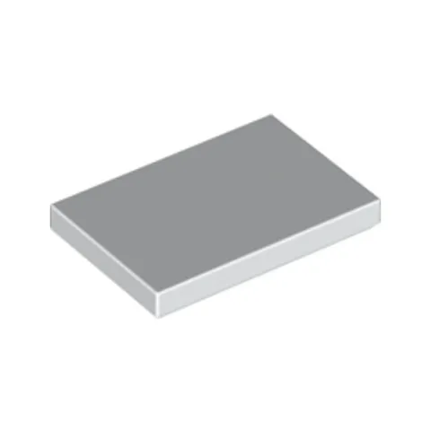 Lego Bricks Parts 10x White 2x3 Tile Flat Thin Studless Plate 6156667 26603 NEW