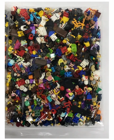 LEGO  1.5lb Huge Lot  Minifigure Parts Heads Torsos Legs