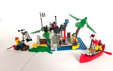 Lego Pirates 1788 Treasure Chest 100% Complete 4 Minifigs 159 pcs Vintage 1995