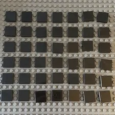 Lego Lot Black Tile 2x2 3068 (lot of 42)