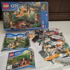 LEGO City 60158 Jungle Cargo Helicopter Open Box Manuals Might Be Missing Parts