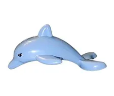 NEW LEGO® Bright Light Blue Dolphin Friends Elves Jumping w/ Bottom Axle Part