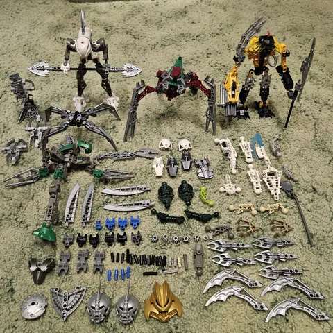 Bionicle Bulk Lot Parts And Figures