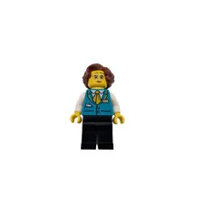 Lego® TRAIN Railway 9V RC Minifig Conductor Engine Driver TURQUOISE 60337 Female