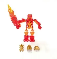 Lego Bionicle 7116 Stars Tahu 100% Complete w/ Gold Mask Armor Set