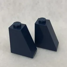 LEGO 60481 Dark Blue Slope 65 2 x 1 x 2 (x2)