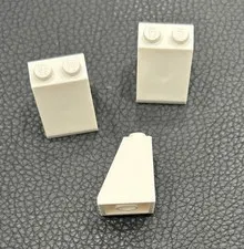 LEGO Parts: Slope 65 Degree Angle 2x2x2 White Part # 3678 Lot 3
