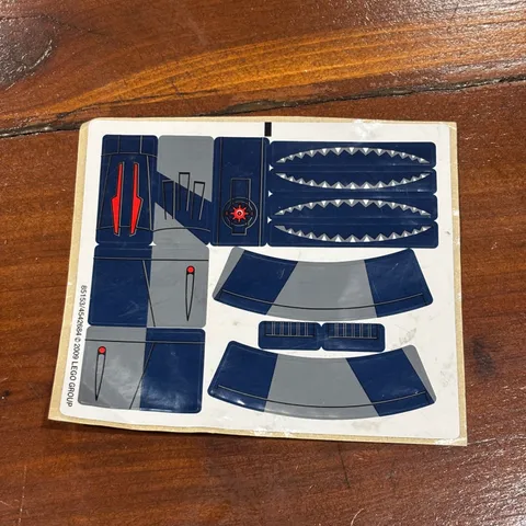 LEGO Sticker Sheet for Set 8016 - (85153/4542684) Hyena Droid Bomber - Star Wars